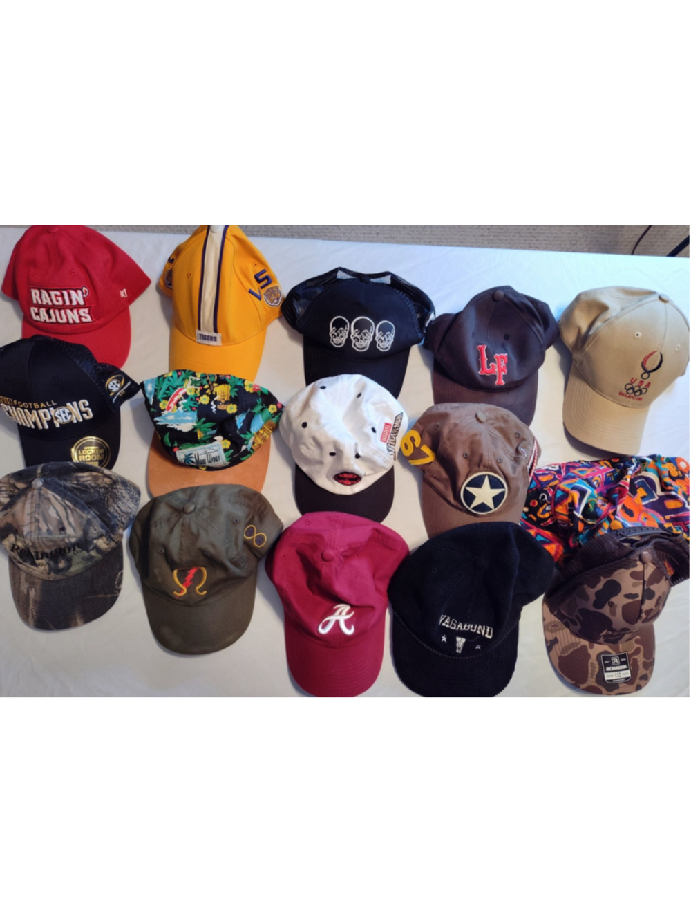 Lot of Baseball/Bucket Style Hats